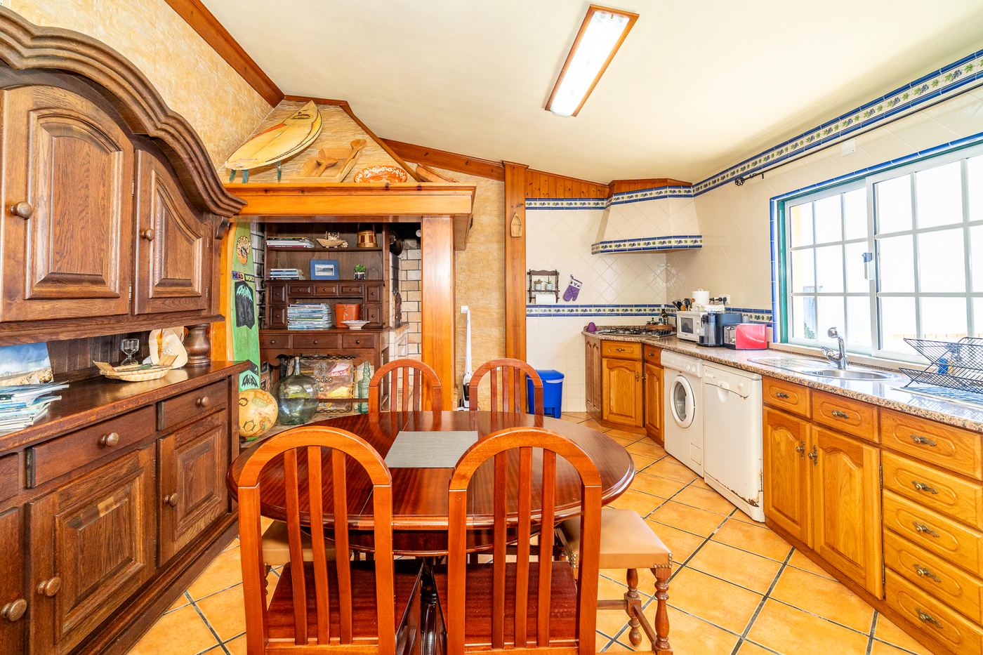 Kitchen and dining room